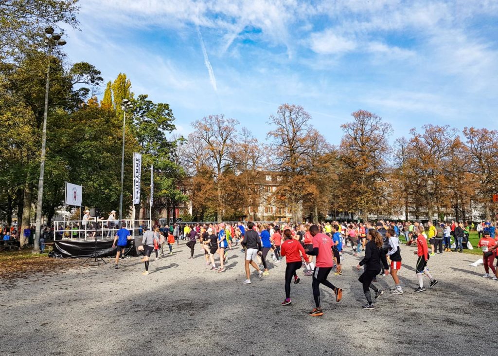Marathon de Lausanne, départ